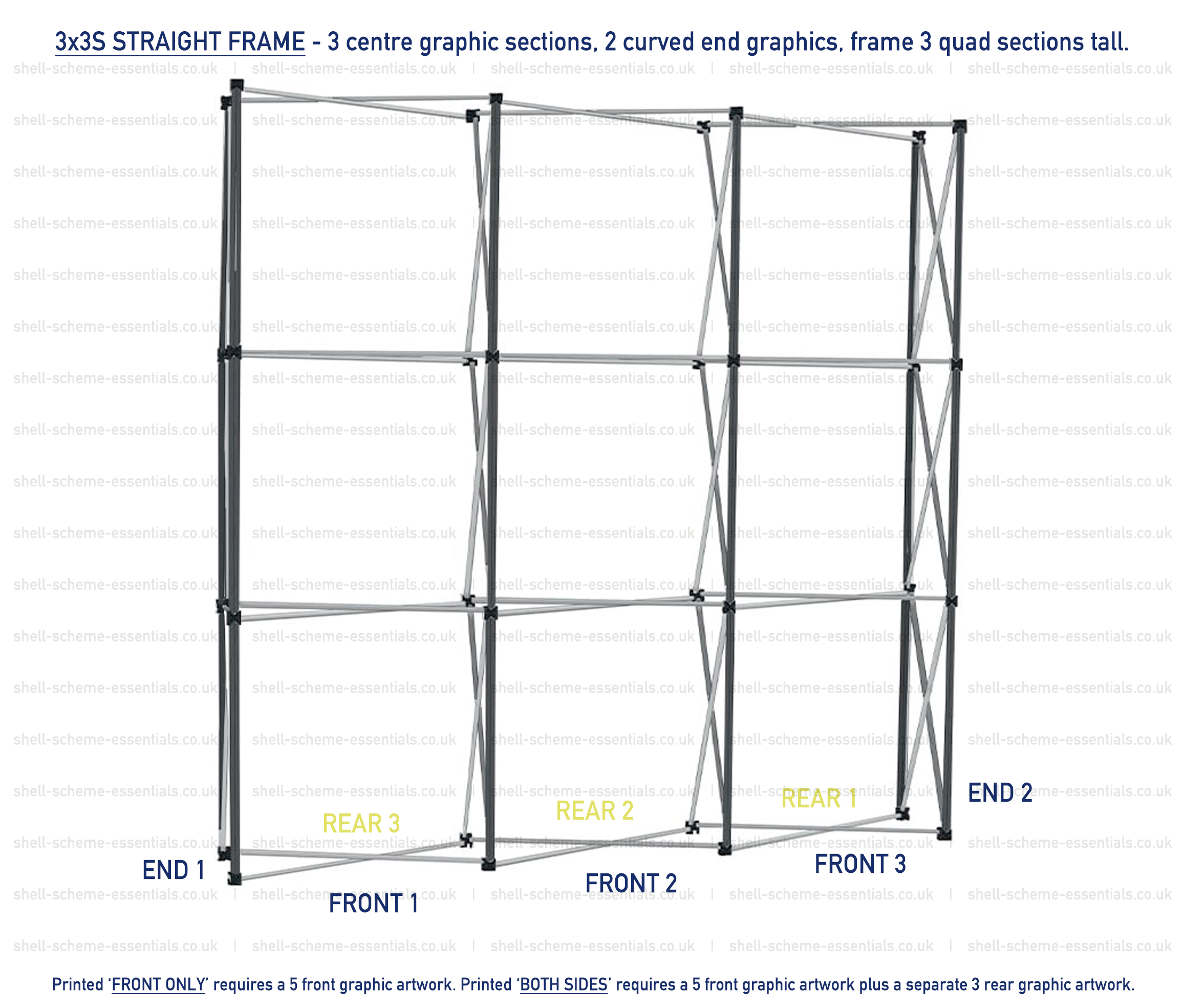 Straight Impact Popup Stand