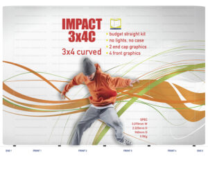 Impact Pop-up Curved Popup Stand