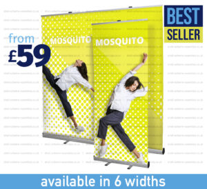 Mosquito Roller Banner Stand