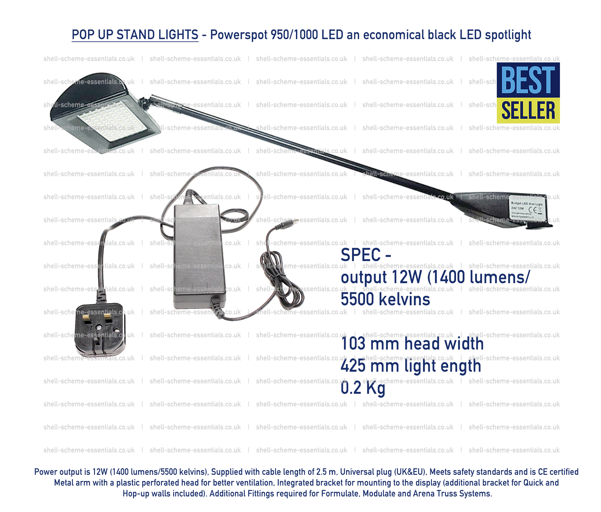 Popup Stand Powerspot Light