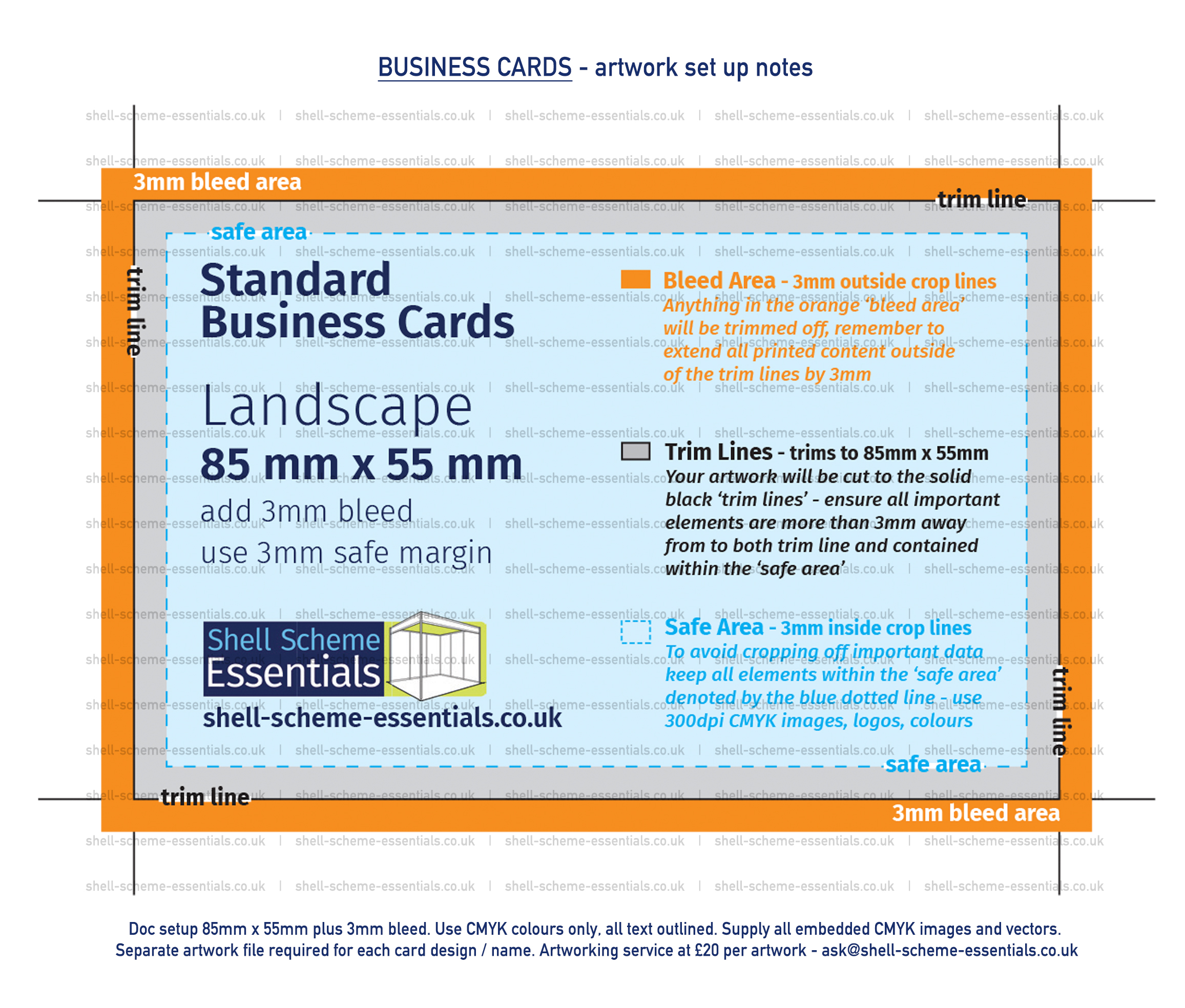 Business Card Artwork Guide