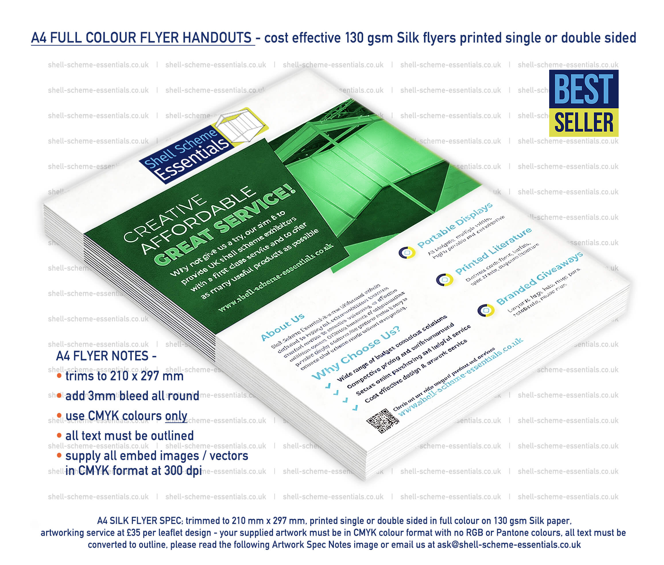 A4 Printed Leaflets and Flyers