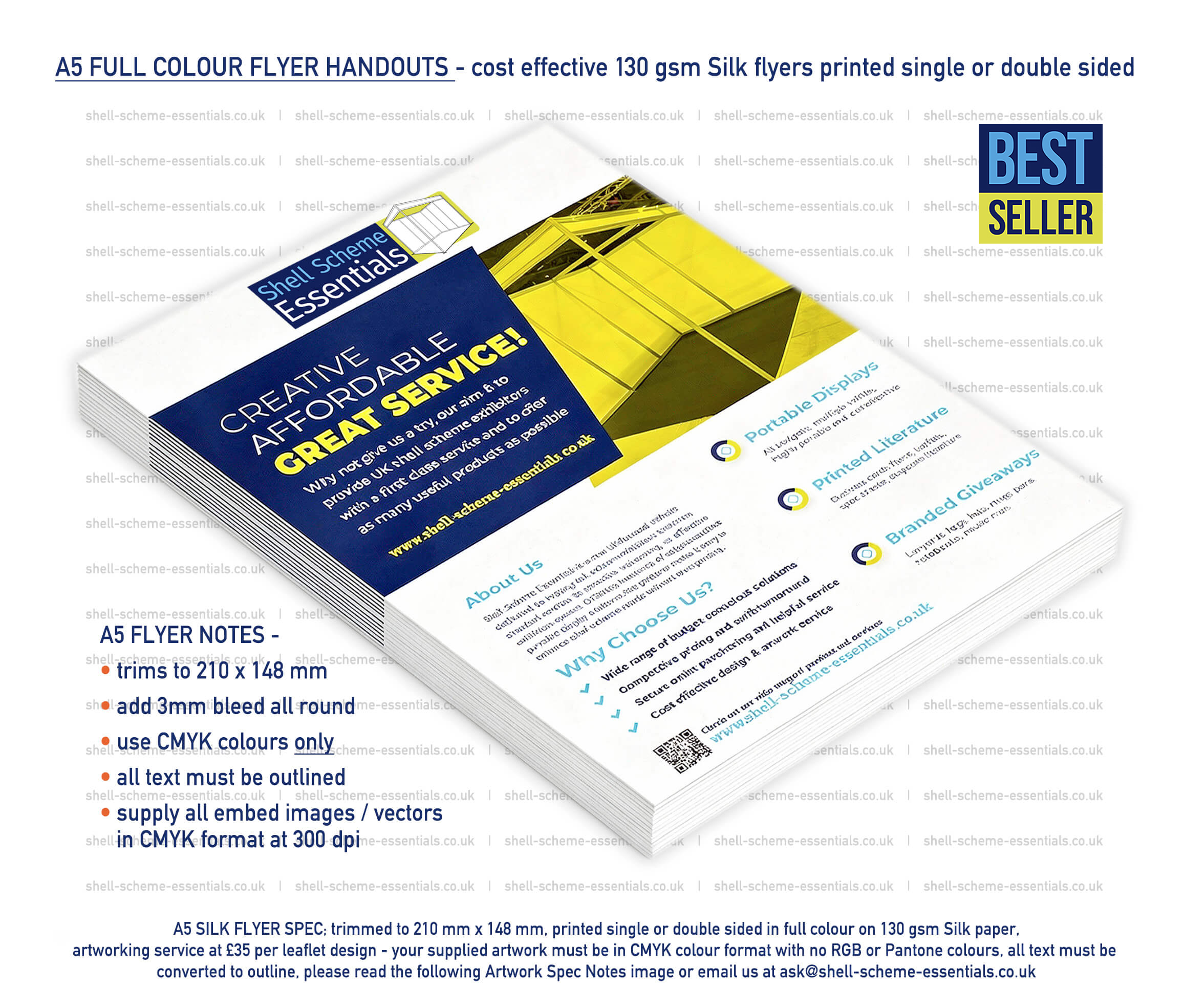 A5 Printed Flyers and Leaflets