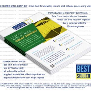 A0 3mm Foamex Shell Scheme Graphics