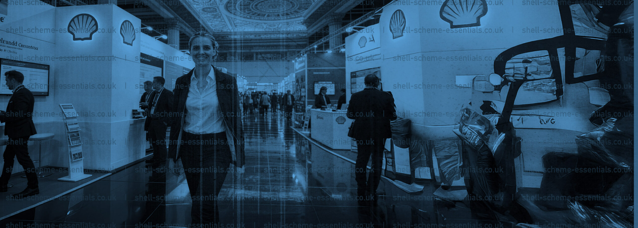 Shell Scheme Stand Graphics and Portable Displays