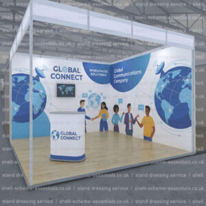 Shell Scheme Stand Branding Service