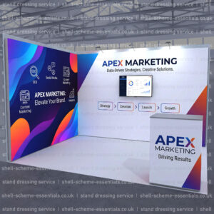 Shell Scheme Stand Branding Service
