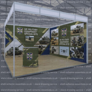 Shell Scheme Stand Branding Service