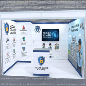 Shell Scheme Stand Branding Service