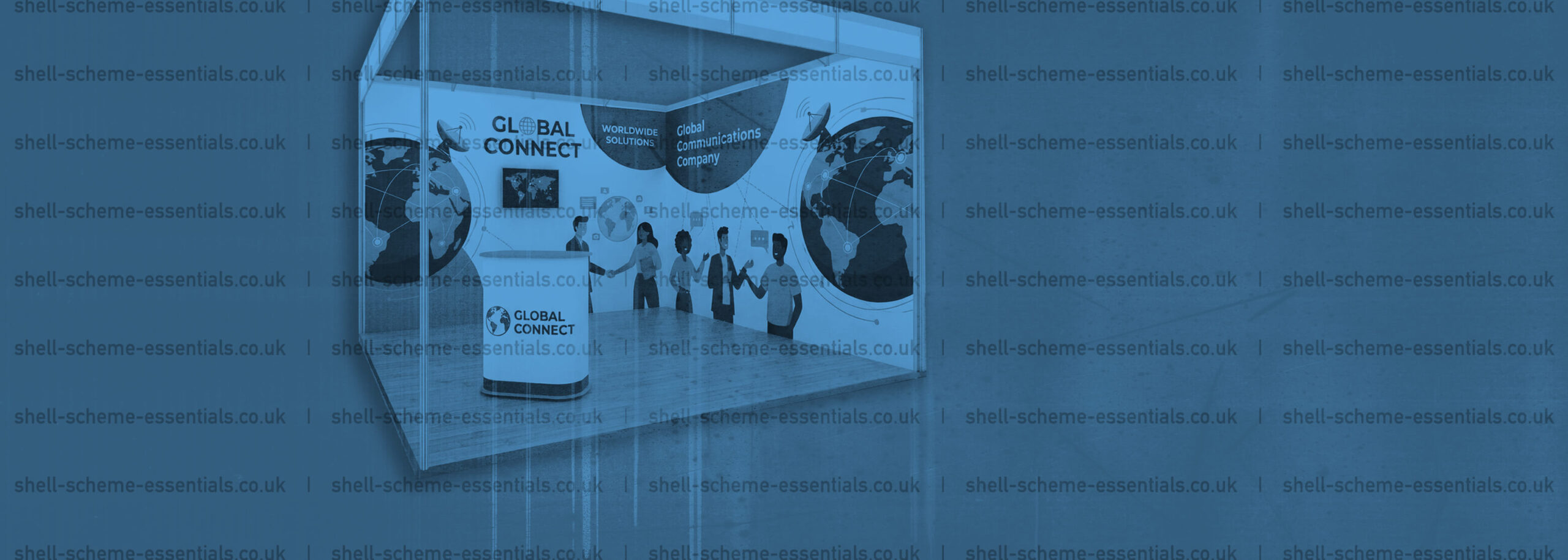 Shell Scheme Stand Branding Service