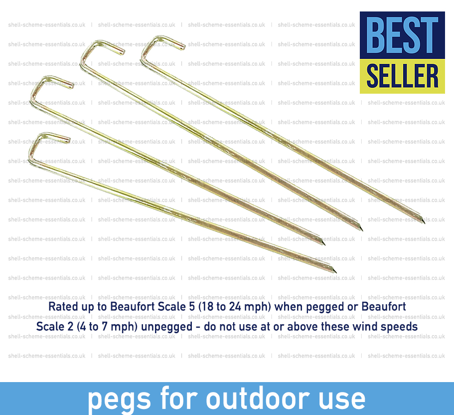 Thunder 2 Outdoor Roller Banner Stand Grass Pegs