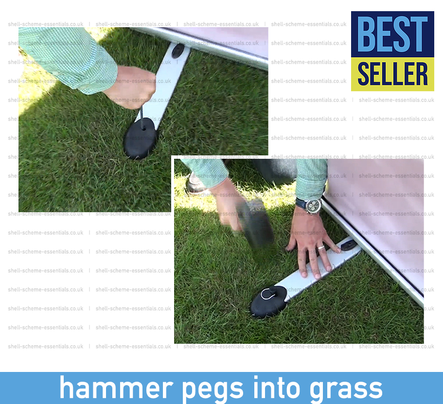 Thunder 2 Outdoor Roller Banner Stand Stabilising Feet